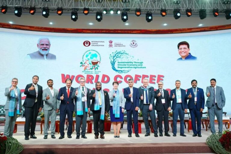 delegates at world coffee conference