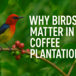 Bird-friendly coffee plantation with native shade trees