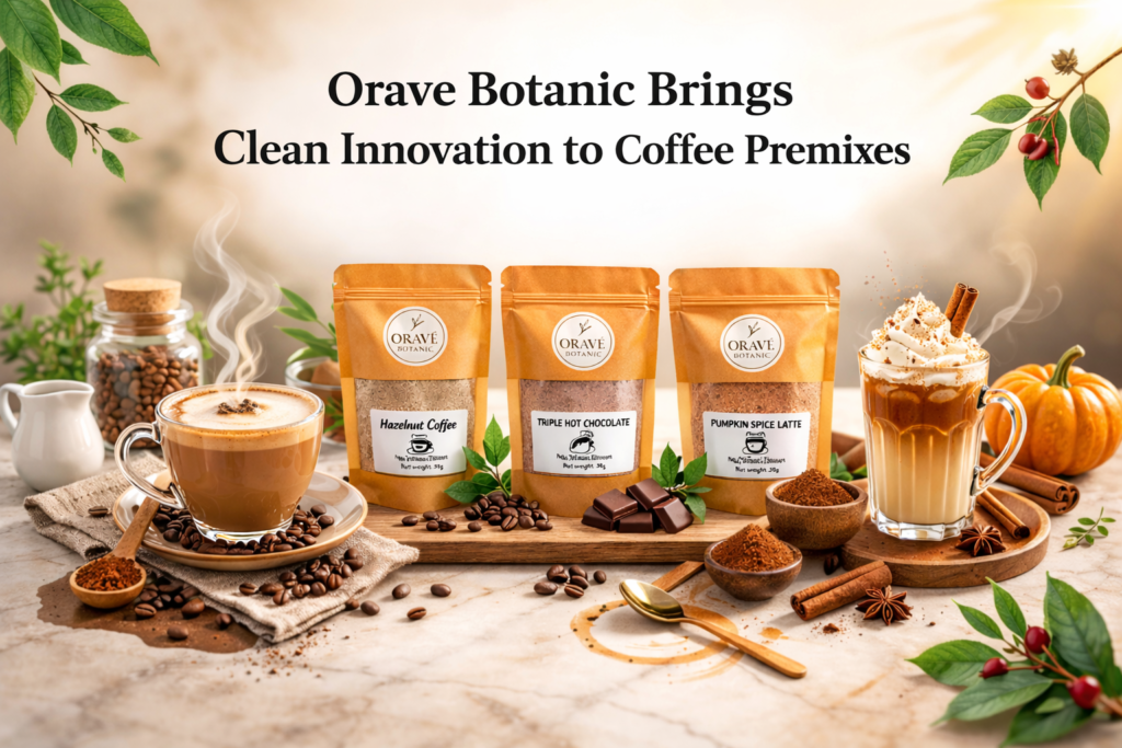 Orave Botanic Brings Clean Innovation to Coffee Premixes