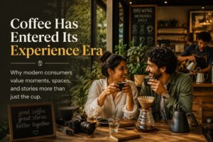 Coffee is no longer just about taste. Today’s consumers seek emotion, storytelling, ambience, and connection. Discover why coffee experiences are becoming more valuable than coffee products.